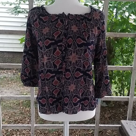Vintage America Tops - Vintage American Blues Women's top Size S 📦‎